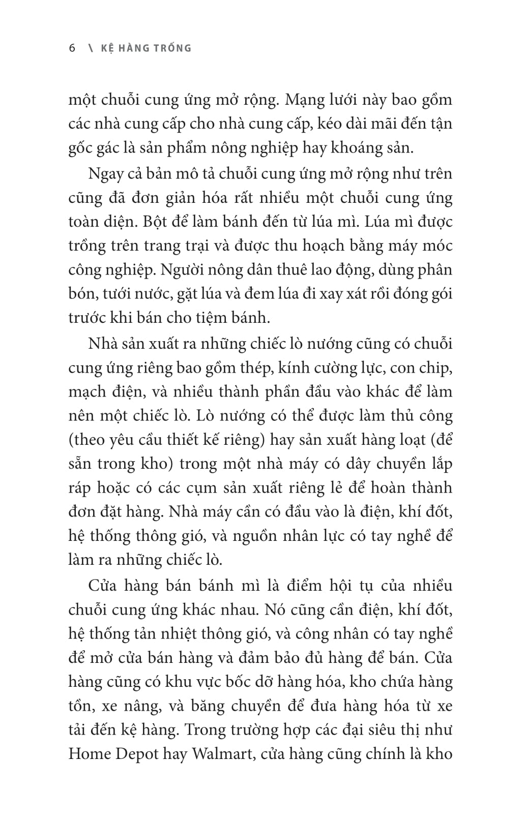 kệ hàng trống - đứt gãy chuỗi cung ứng trong nền kinh tế toàn cầu