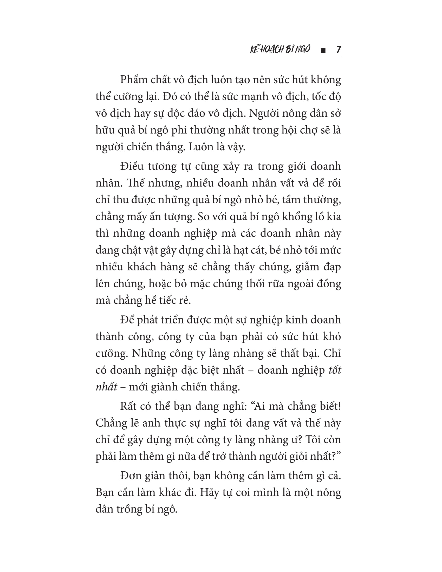 Ke Hoach Bi Ngo - The Pumpkin Plan - Chien Luoc Doc Dao Giup Doanh Nghiep Thang Hoa (Tai Ban 2025)