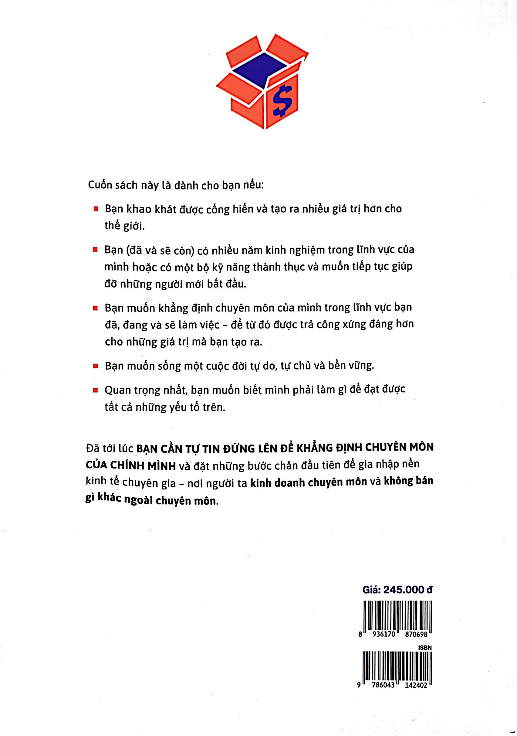 kế hoạch cho sự nghiệp tự chủ và bền vững - kinh doanh chuyên môn của chính mình