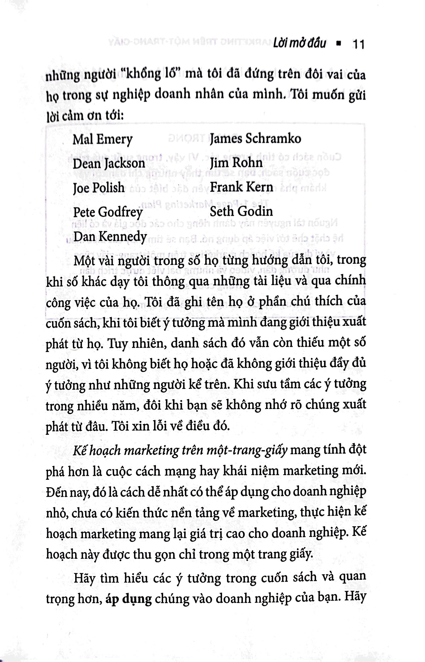 kế hoạch marketing trên một trang giấy (tái bản 2021)