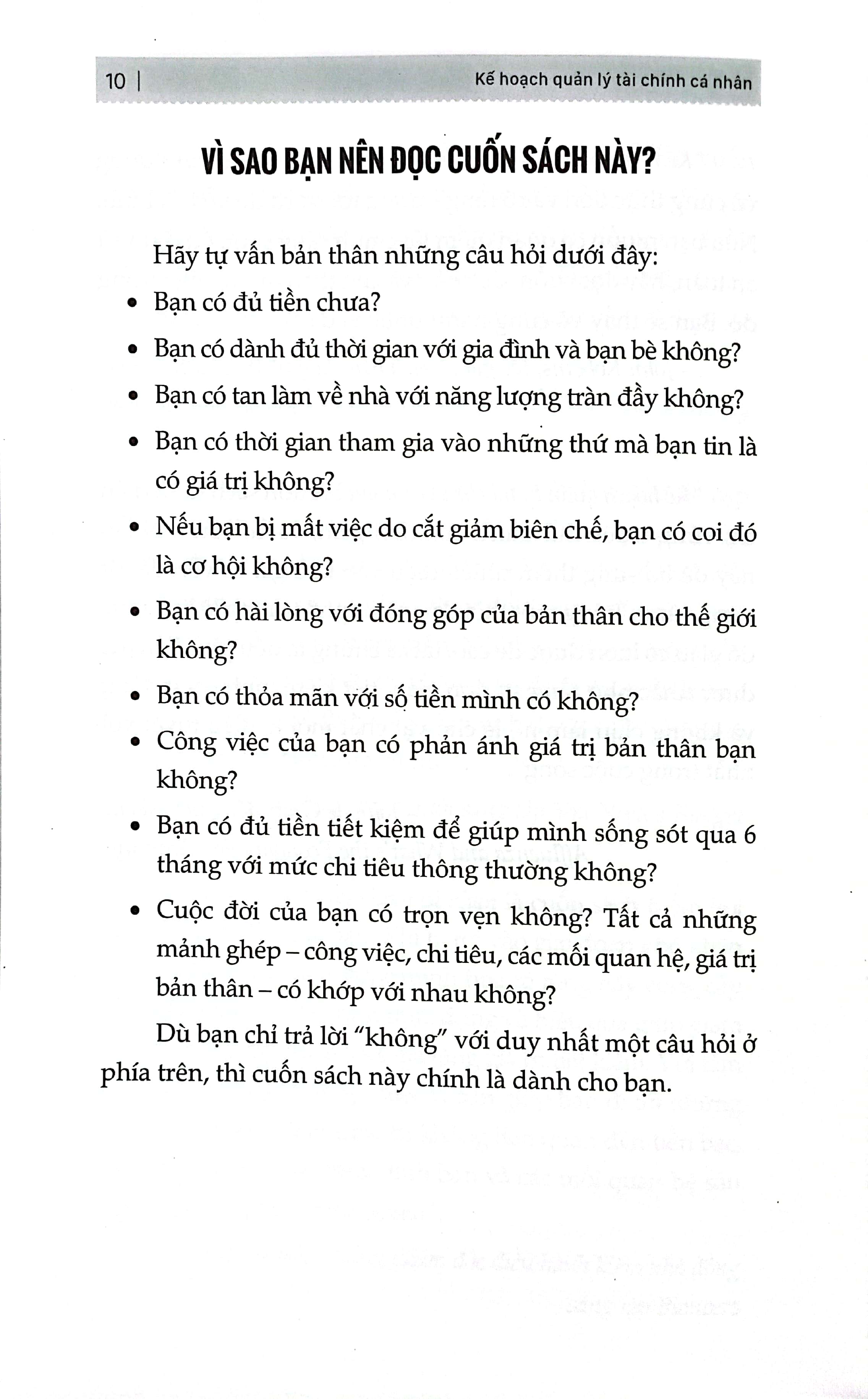 kế hoạch quản lý tài chính cá nhân