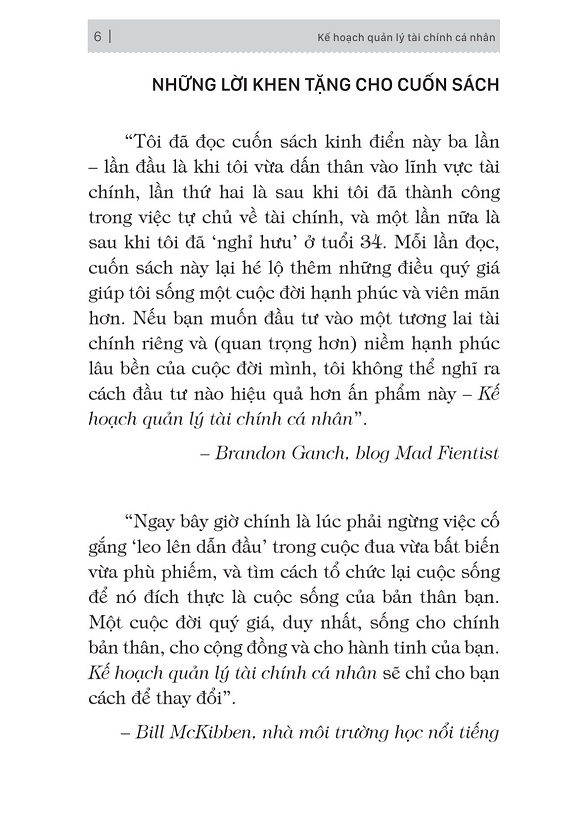 kế hoạch quản lý tài chính cá nhân - phương pháp 9 bước để đạt được tự do tài chính