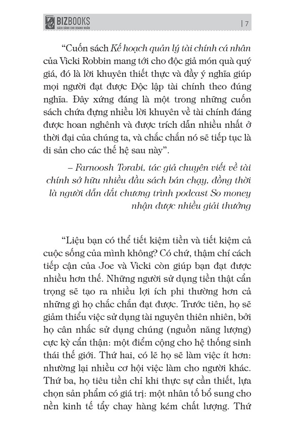 kế hoạch quản lý tài chính cá nhân - phương pháp 9 bước để đạt được tự do tài chính