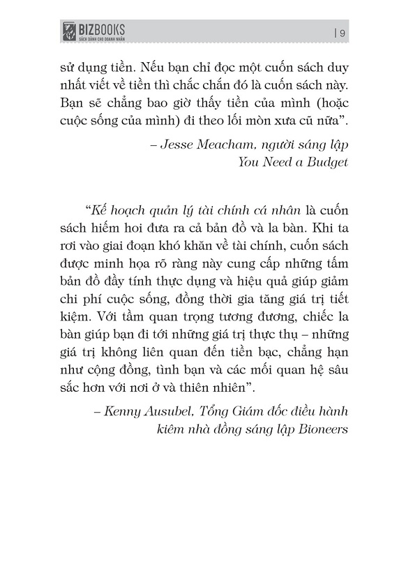 kế hoạch quản lý tài chính cá nhân - phương pháp 9 bước để đạt được tự do tài chính