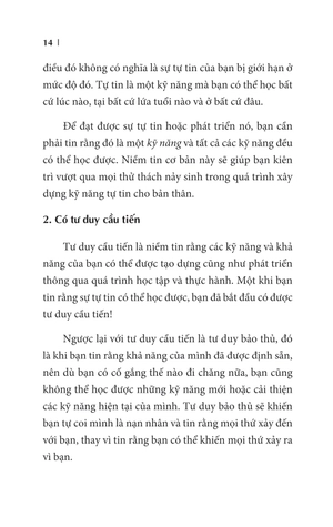 kế hoạch tự tin - nâng cấp bản thân trở thành phiên bản đắt giá nhất