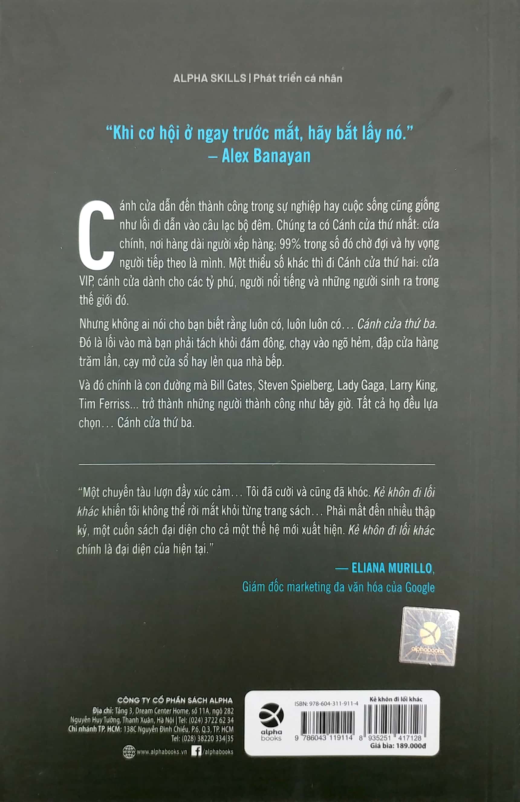 kẻ khôn đi lối khác - the third door (tái bản 2021)