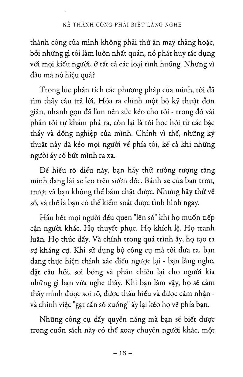 kẻ thành công phải biết lắng nghe (tái bản 2021)
