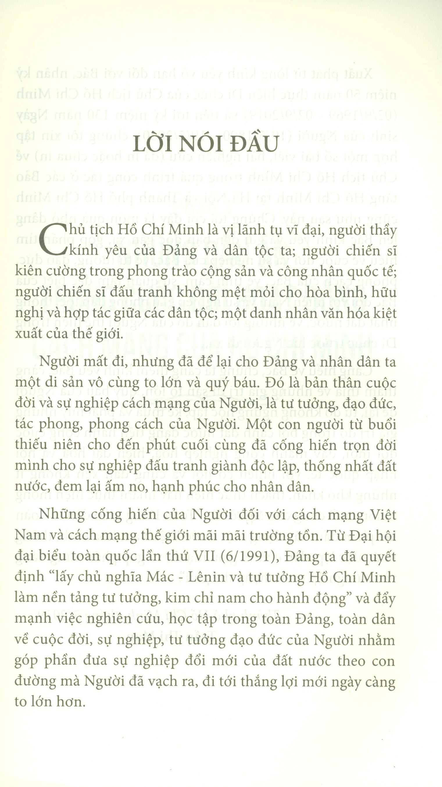 kế thừa và phát huy những di sản hồ chí minh
