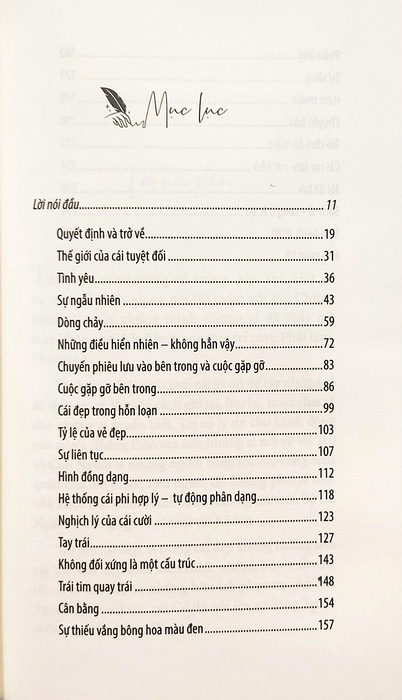 kẻ thuận tay trái: bất đối xứng - đồng dạng - tự tổ chức