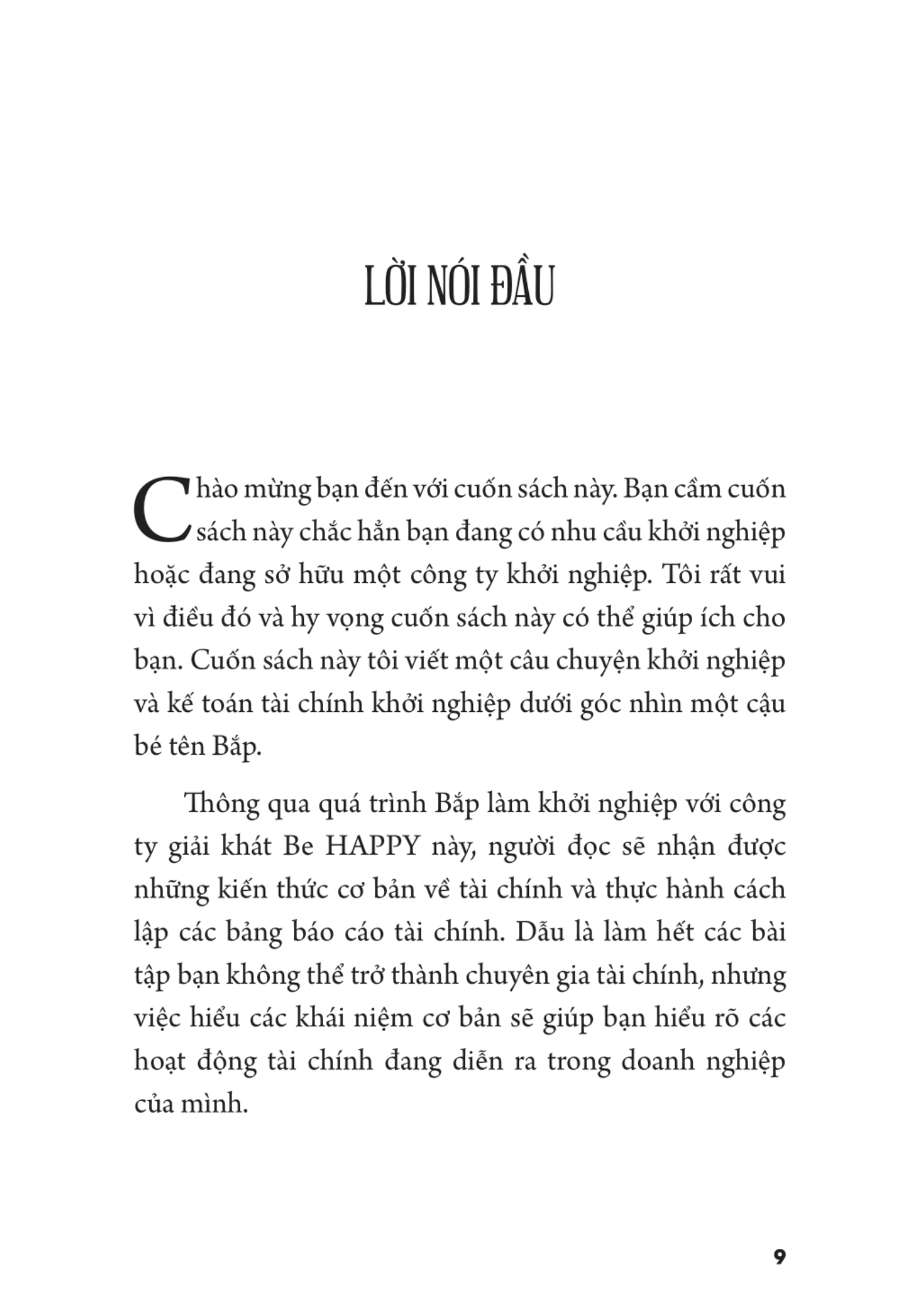 kế toán tài chính khởi nghiệp