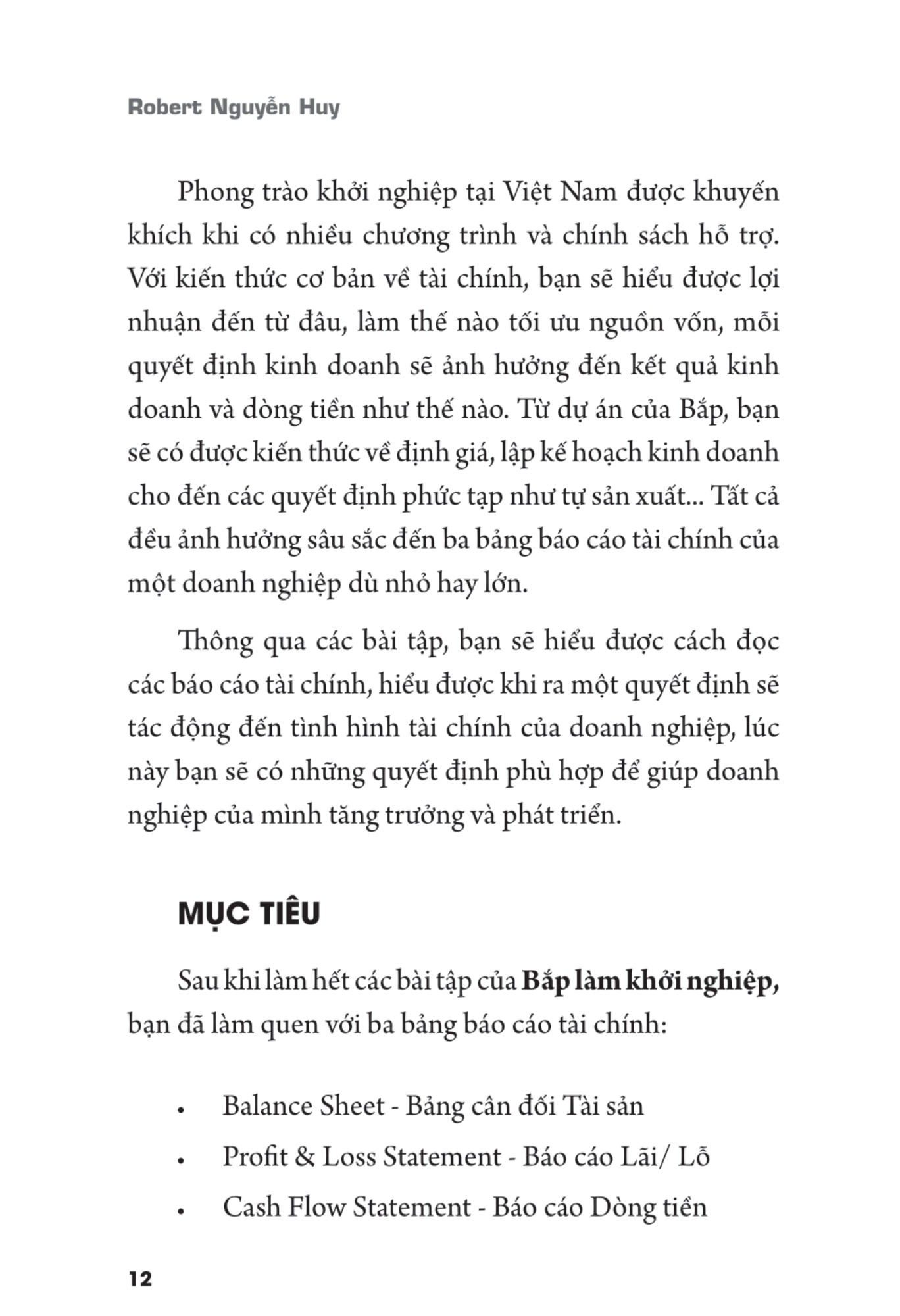 kế toán tài chính khởi nghiệp