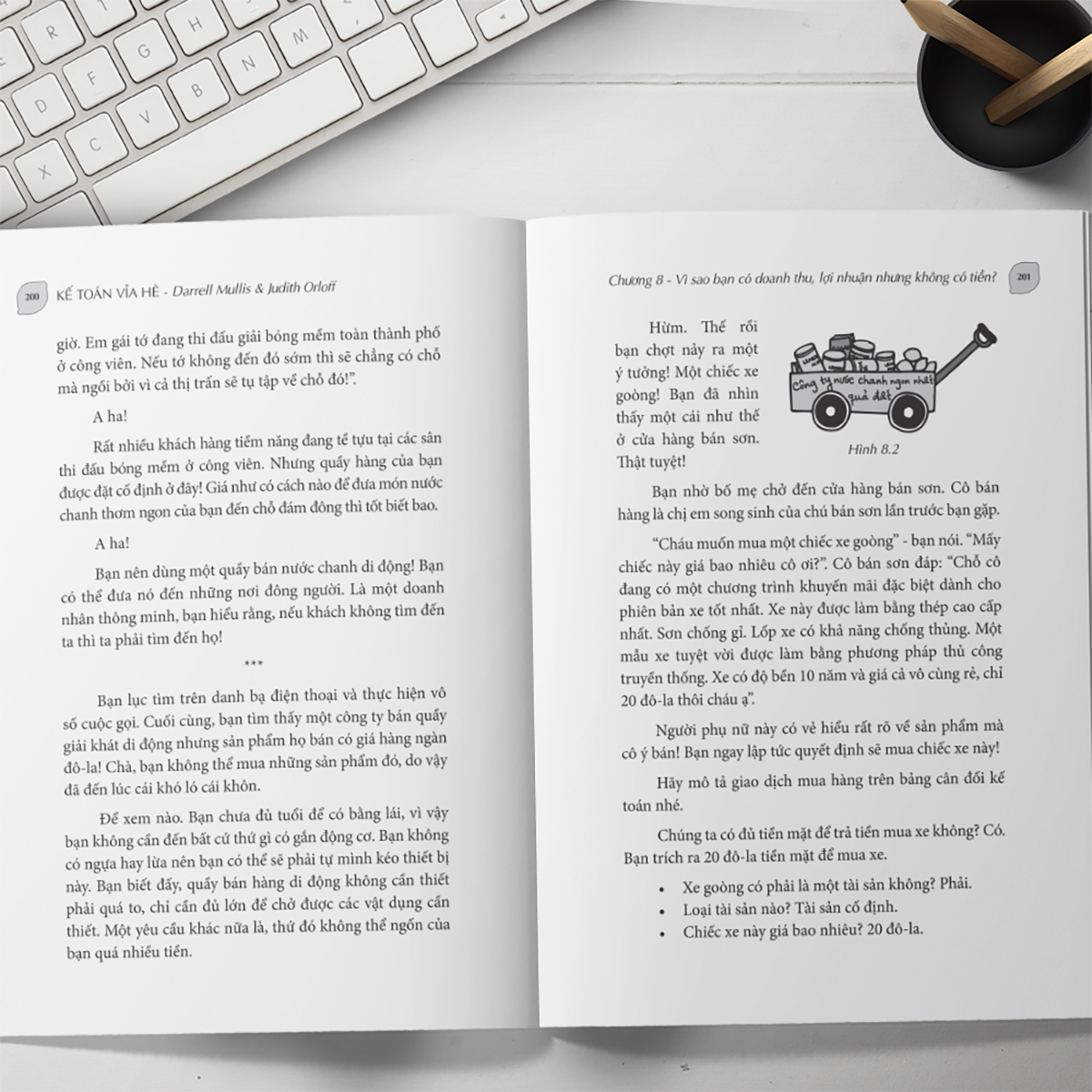 kế toán vỉa hè - thực hành báo cáo tài chính căn bản từ quầy bán nước chanh