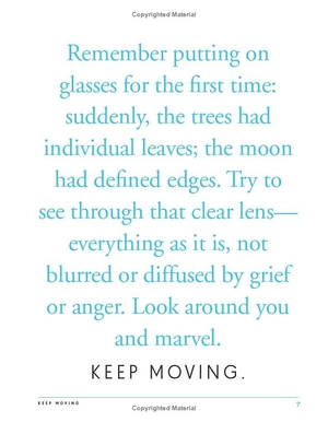 keep moving: notes on loss, creativity, and change