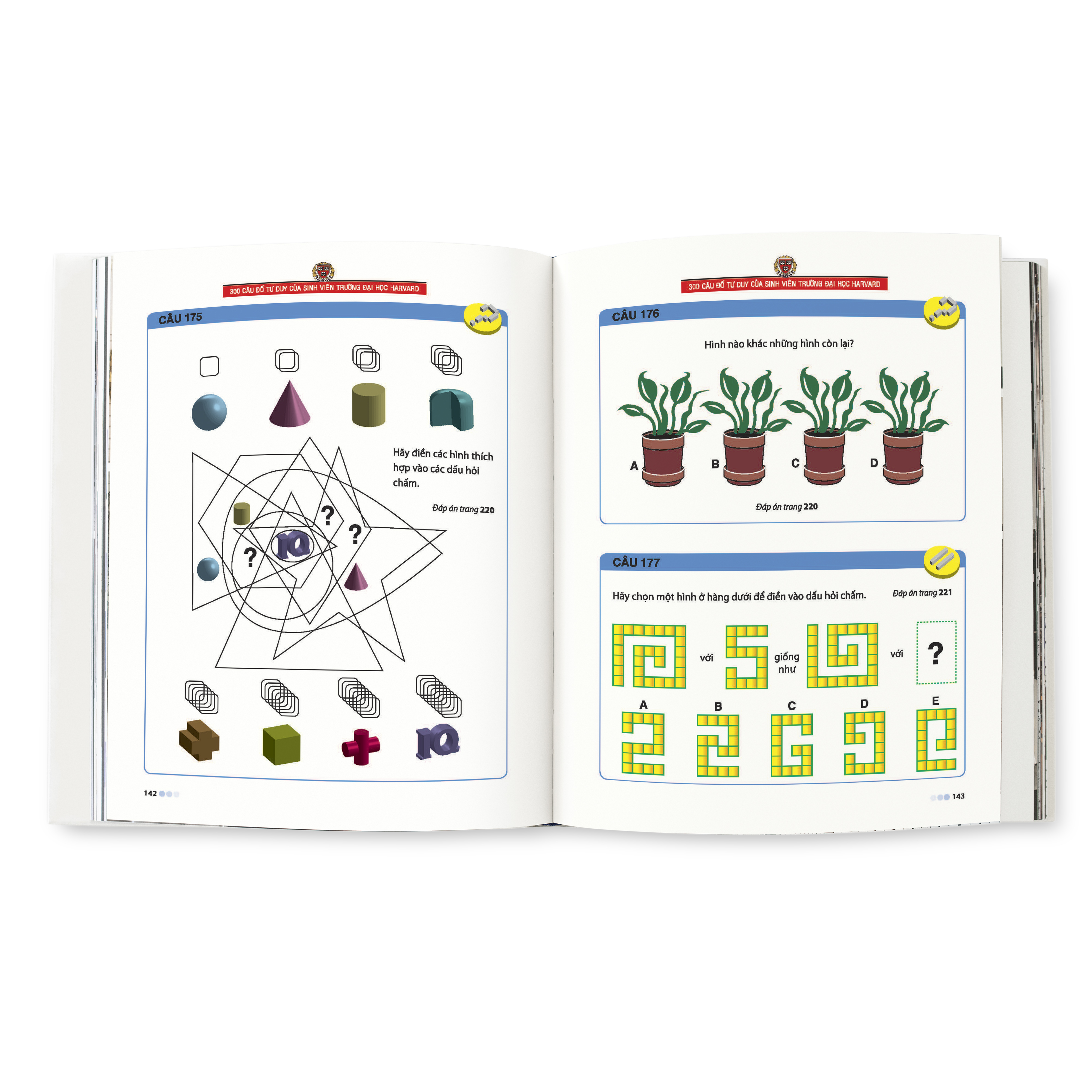 Keep Your Brain Fit - 300 Cau Do Tu Duy Cua Sinh Vien Truong Dai Hoc Harvard (Tai Ban 2025)