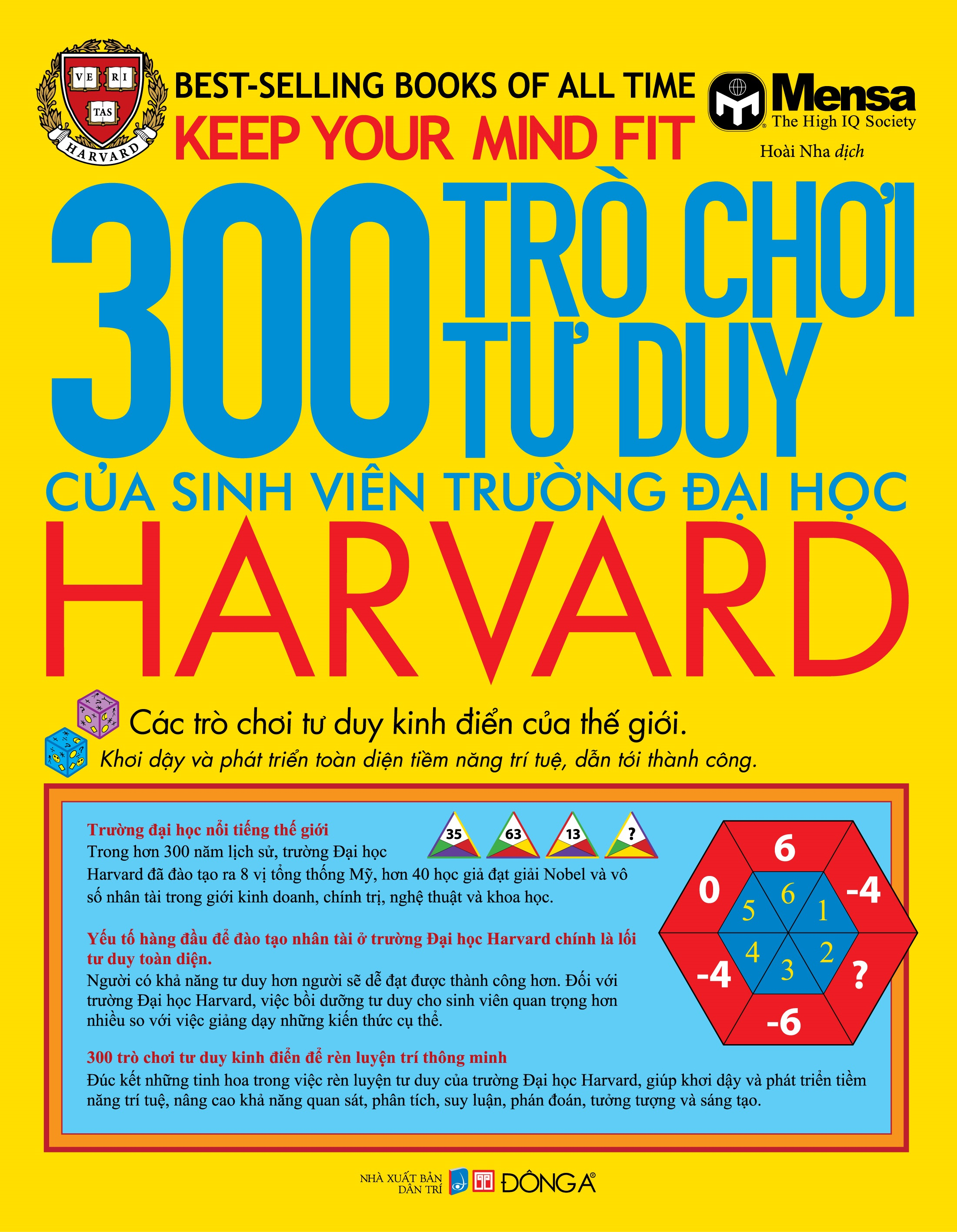 Keep Your Mind Fit - 300 Tro Choi Tu Duy Cua Sinh Vien Truong Dai Hoc Harvard (Tai Ban 2025)