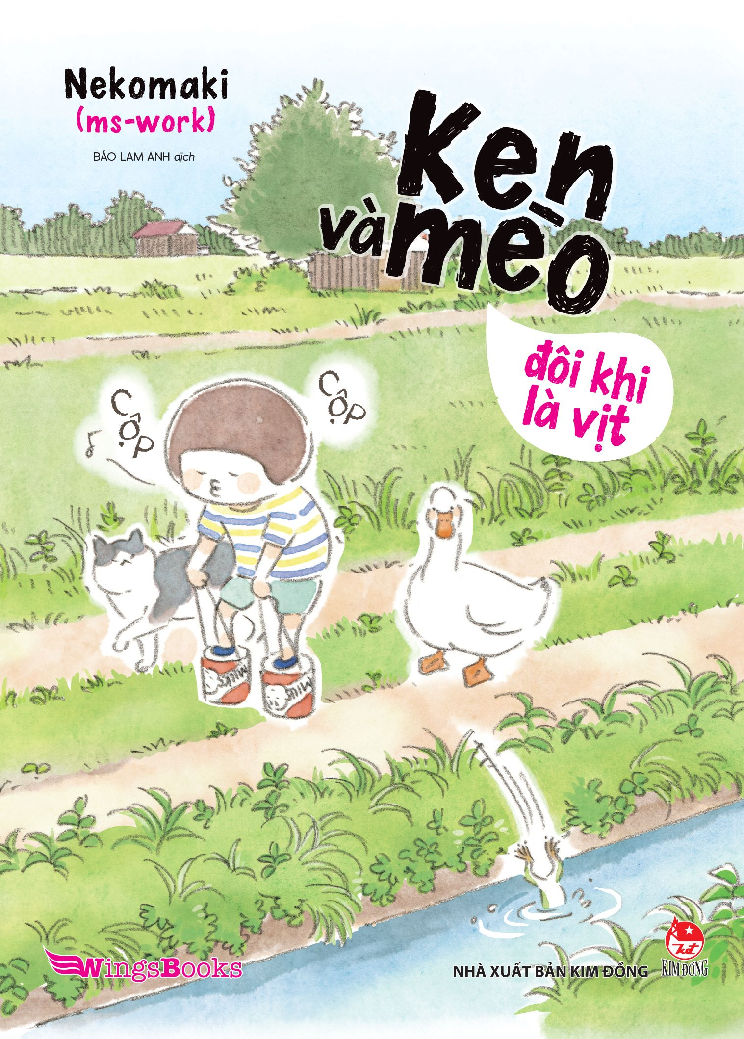 ken và mèo - đôi khi là vịt - tặng kèm postcard