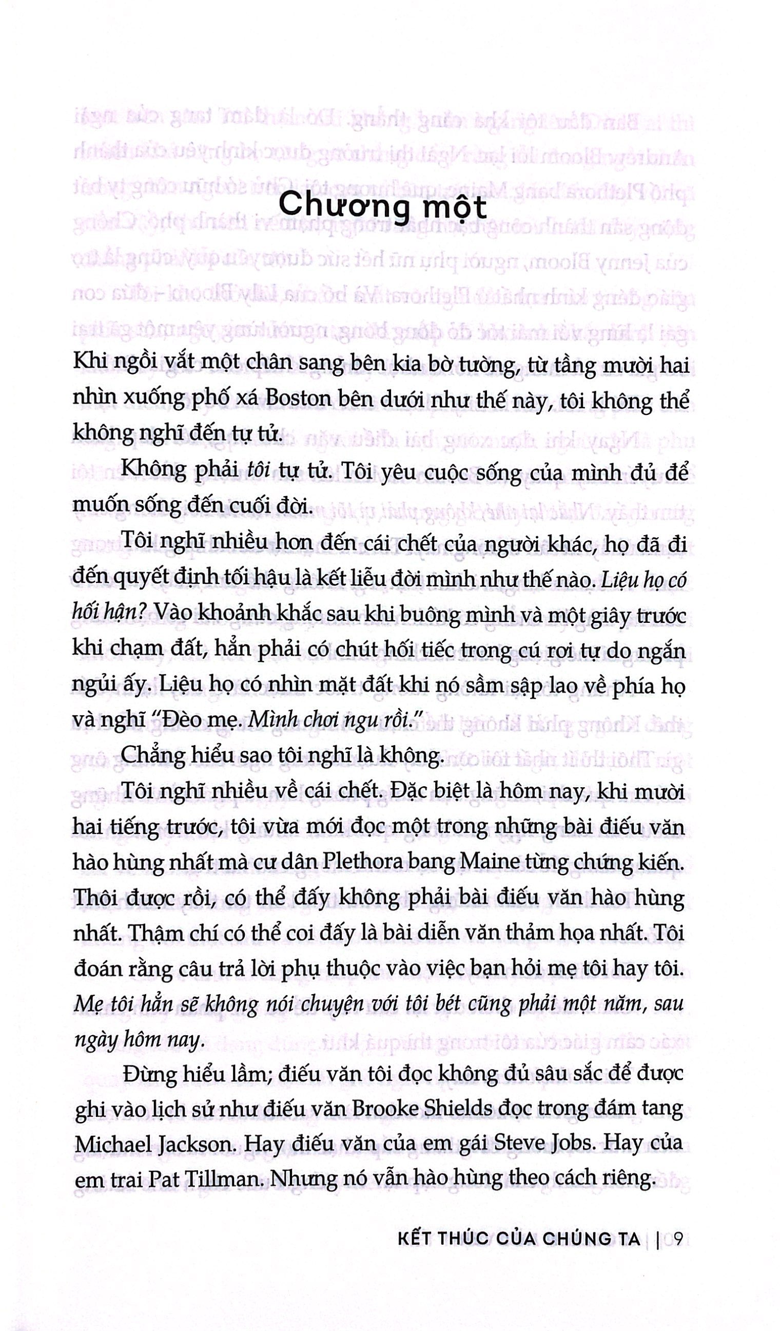 kết thúc của chúng ta