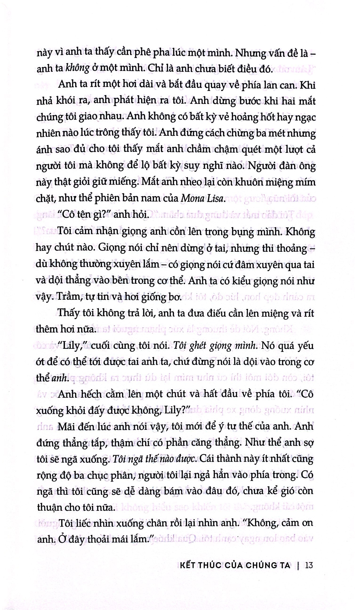 kết thúc của chúng ta