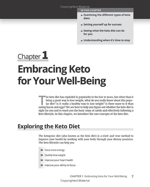 keto cookbook for dummies