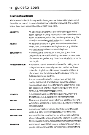 key words for the toeic test