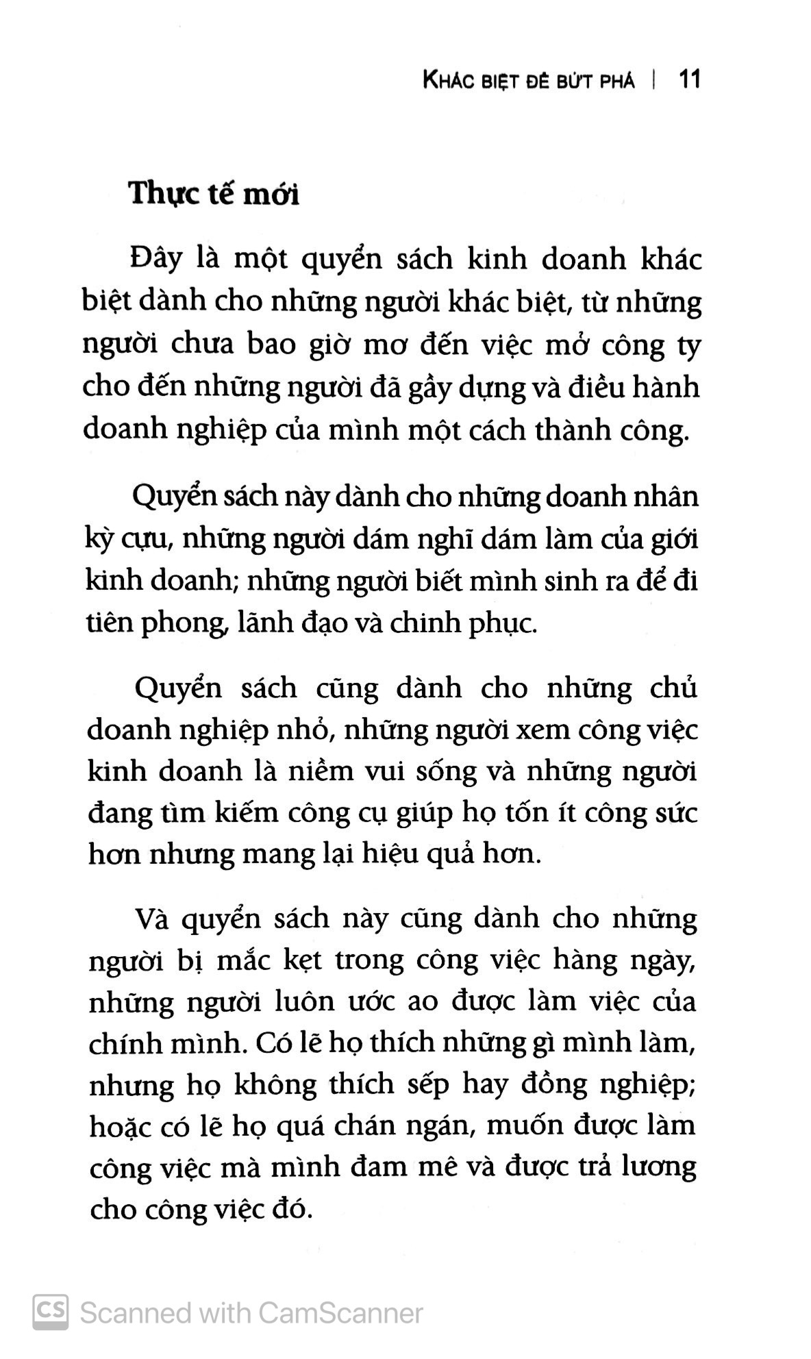 khác biệt để bứt phá (tái bản 2019)