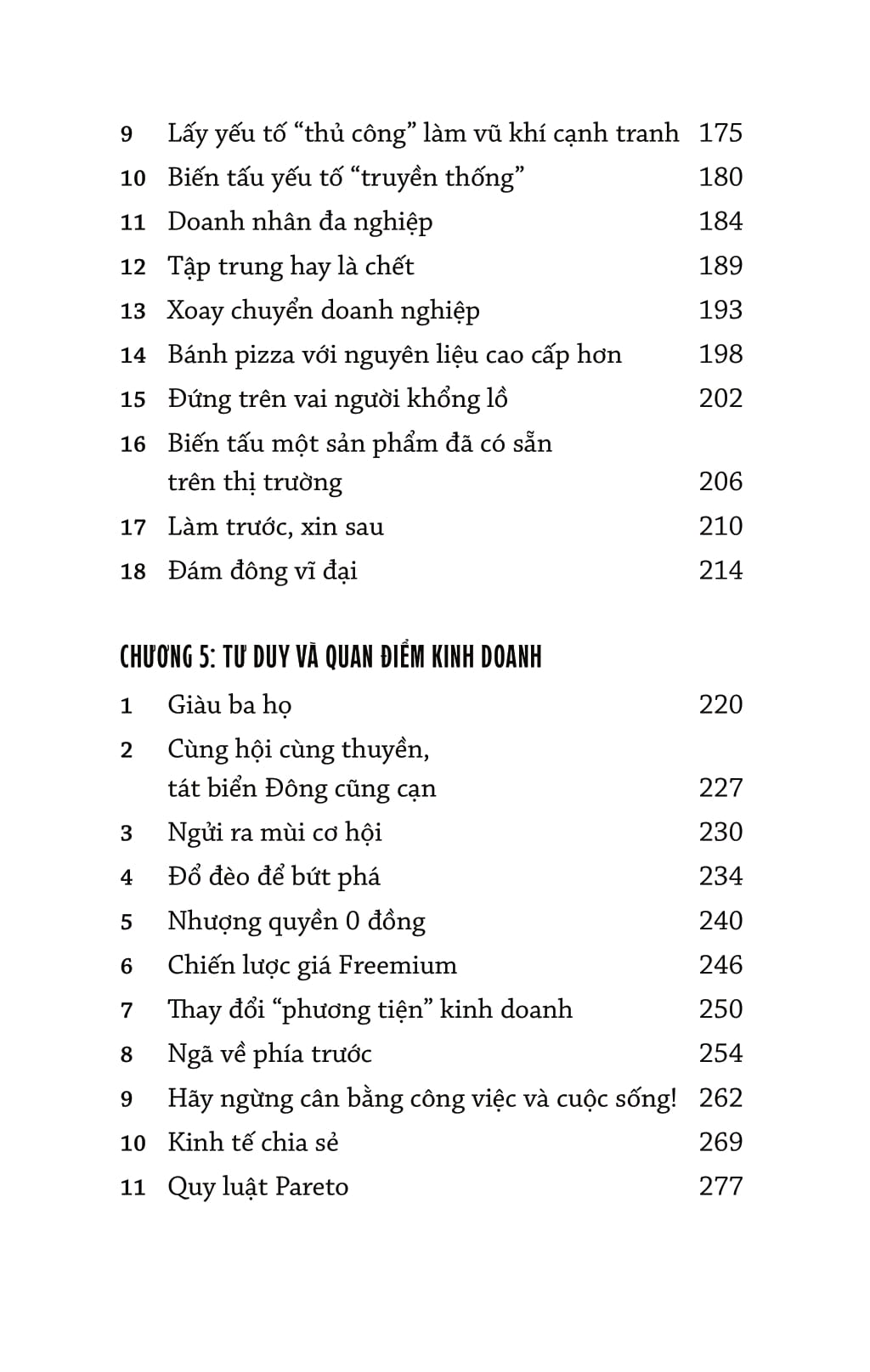 khác biệt để thành công - độc chiêu kinh doanh của các doanh nghiệp việt nam