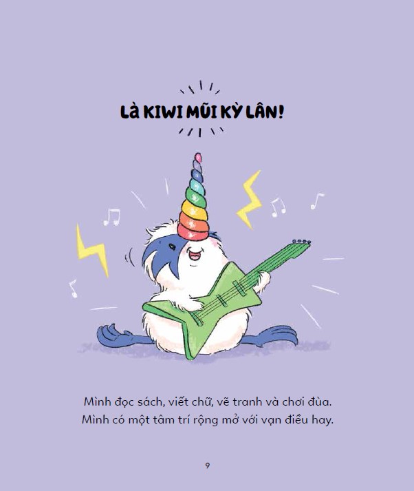 khác biệt thật là tuyệt - bé kiwi mũi kỳ lân - kiwicorn