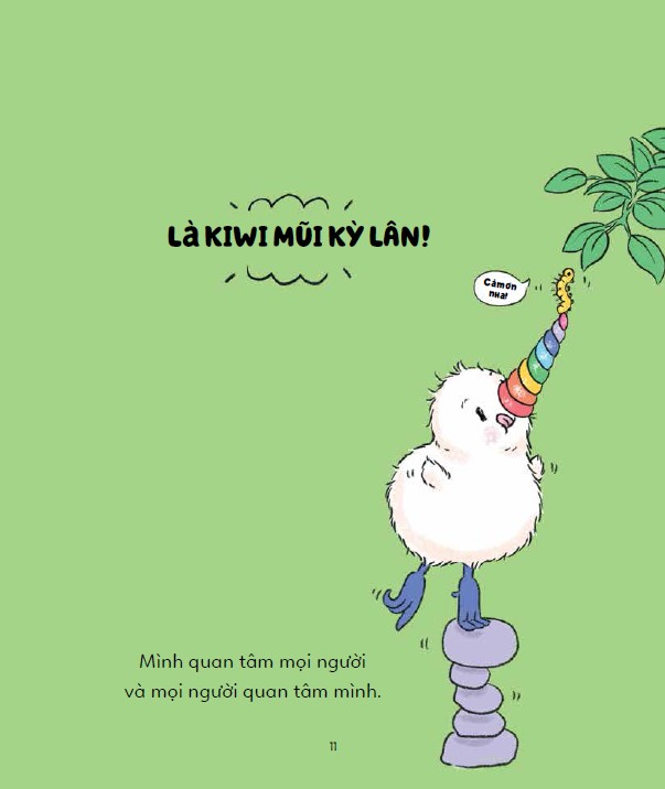 khác biệt thật là tuyệt - bé kiwi mũi kỳ lân - kiwicorn