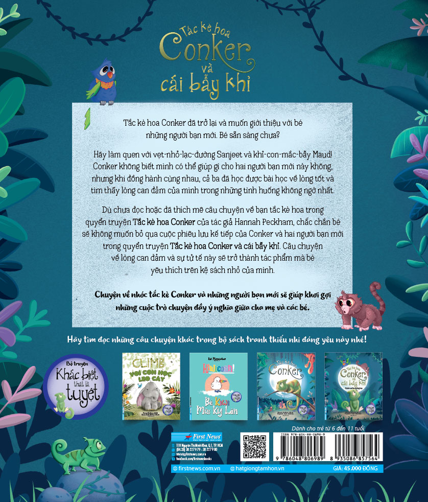 khác biệt thật là tuyệt - tắc kè hoa conker và cái bẫy khỉ - conker and the monkey trap