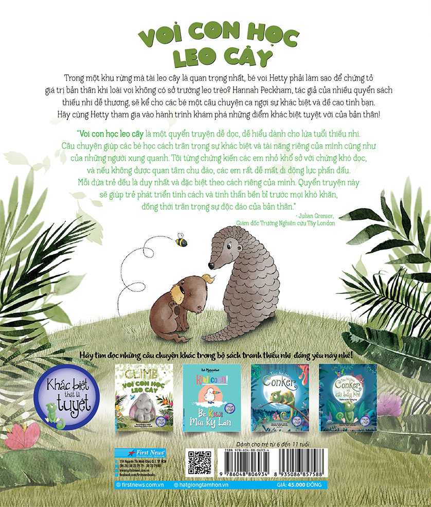 khác biệt thật là tuyệt - voi con học leo cây - climb