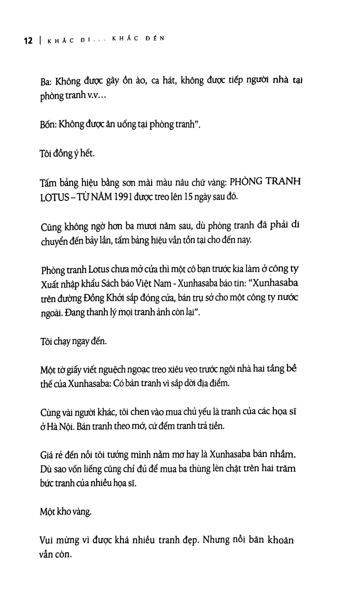 khắc đi khắc đến - hồi ký