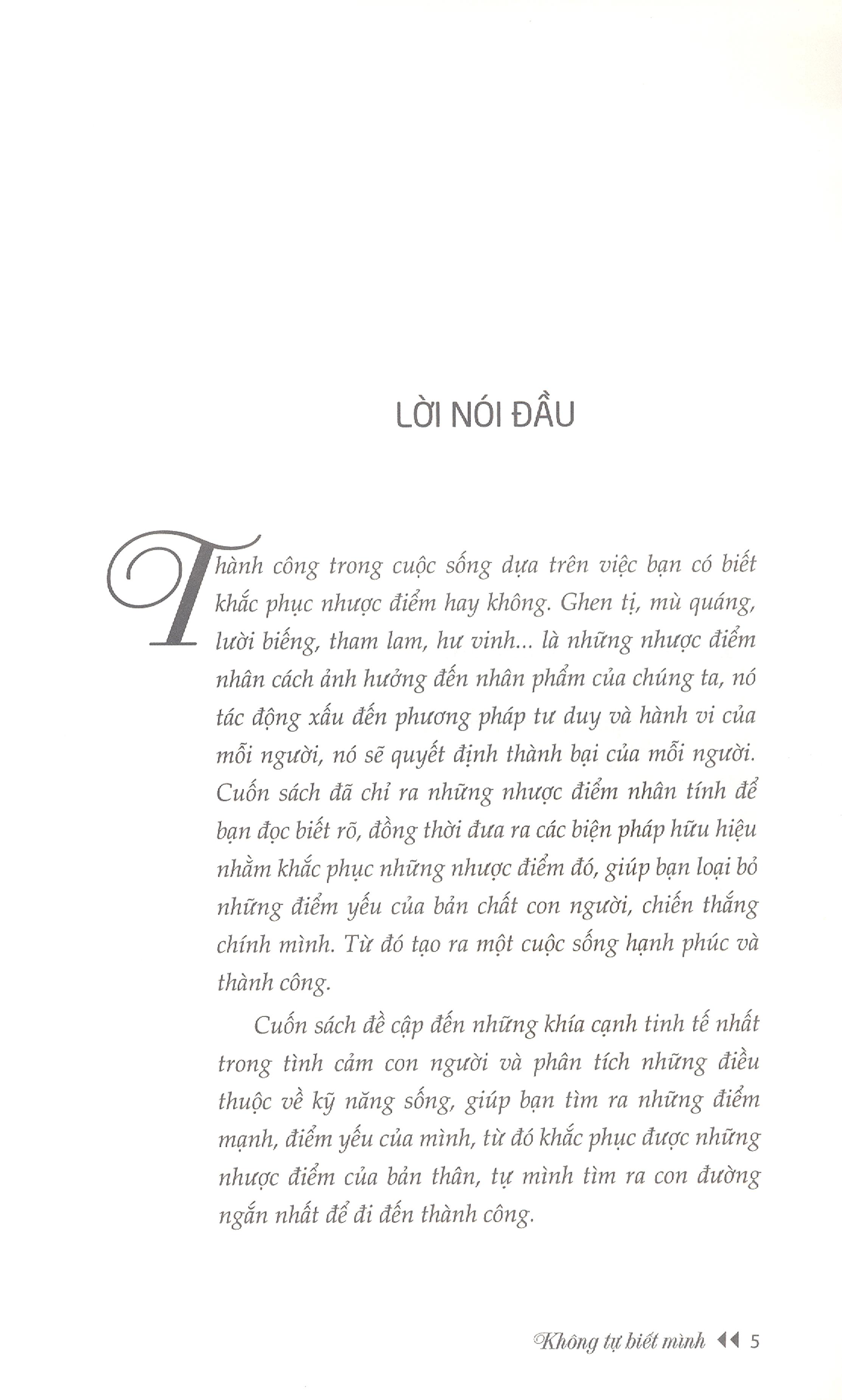 khắc phục nhược điểm quyết định thành công