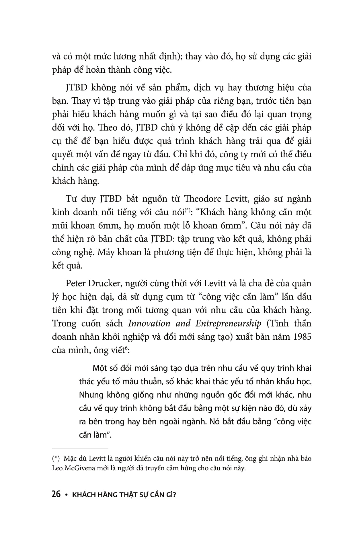 khách hàng thật sự cần gì?