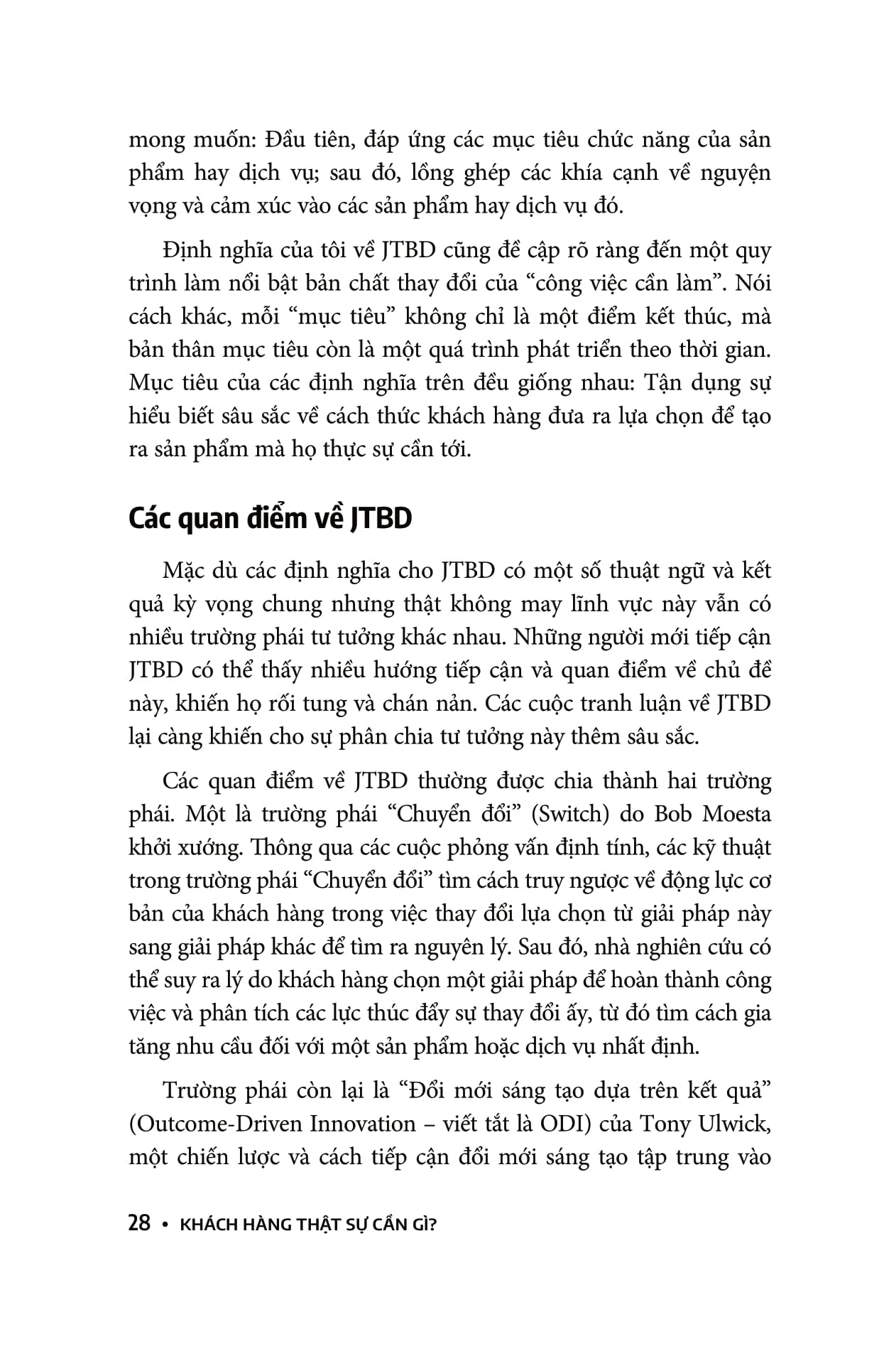 khách hàng thật sự cần gì?