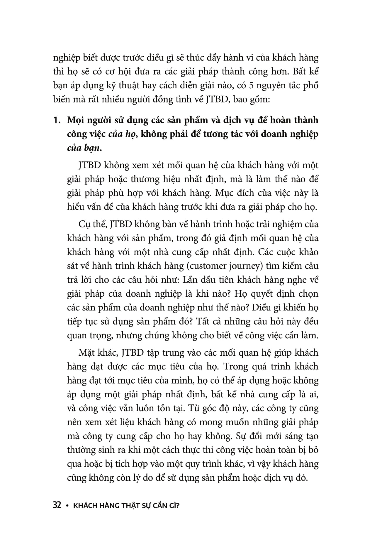 khách hàng thật sự cần gì?