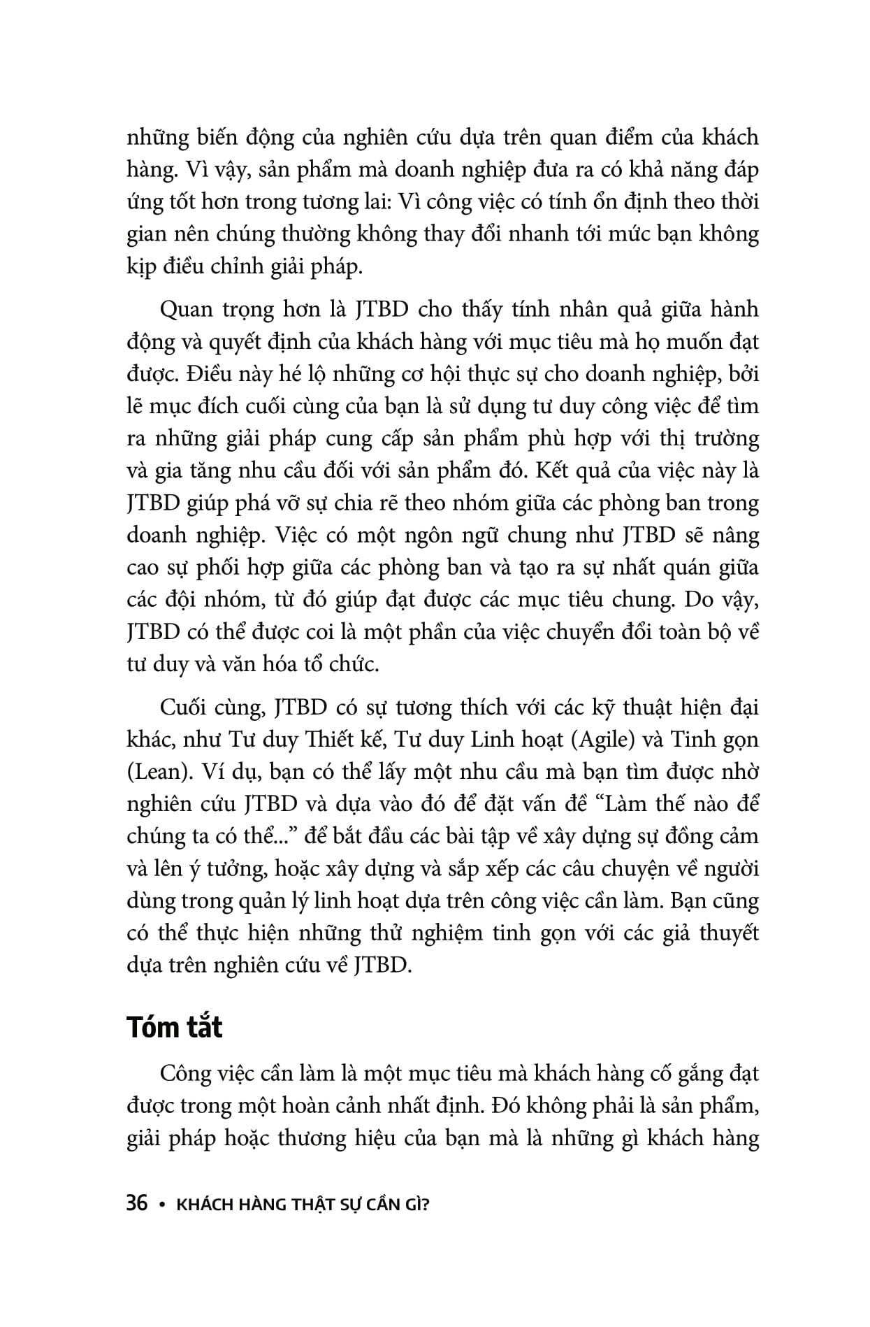 khách hàng thật sự cần gì?