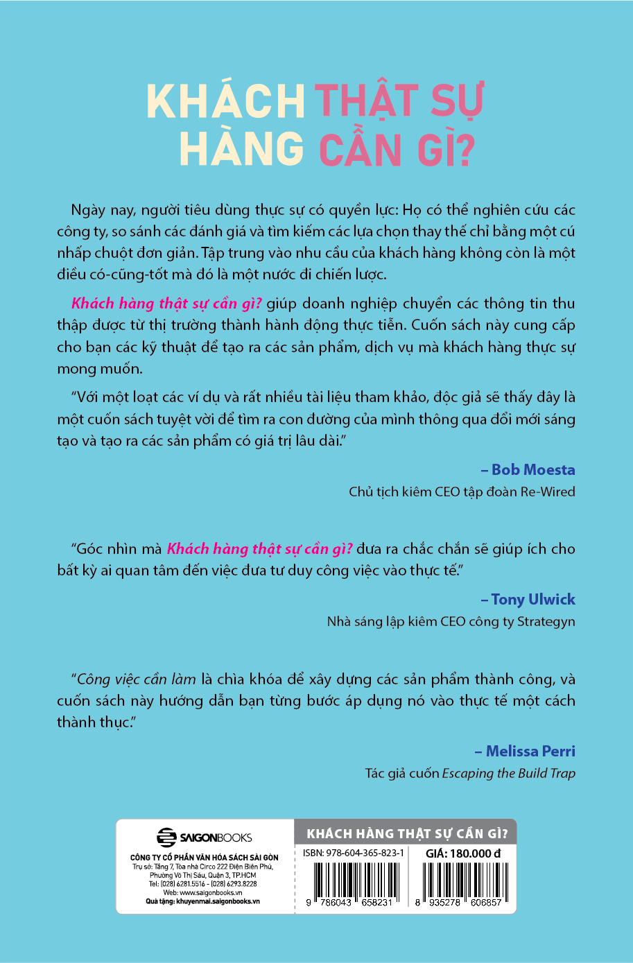 khách hàng thật sự cần gì?