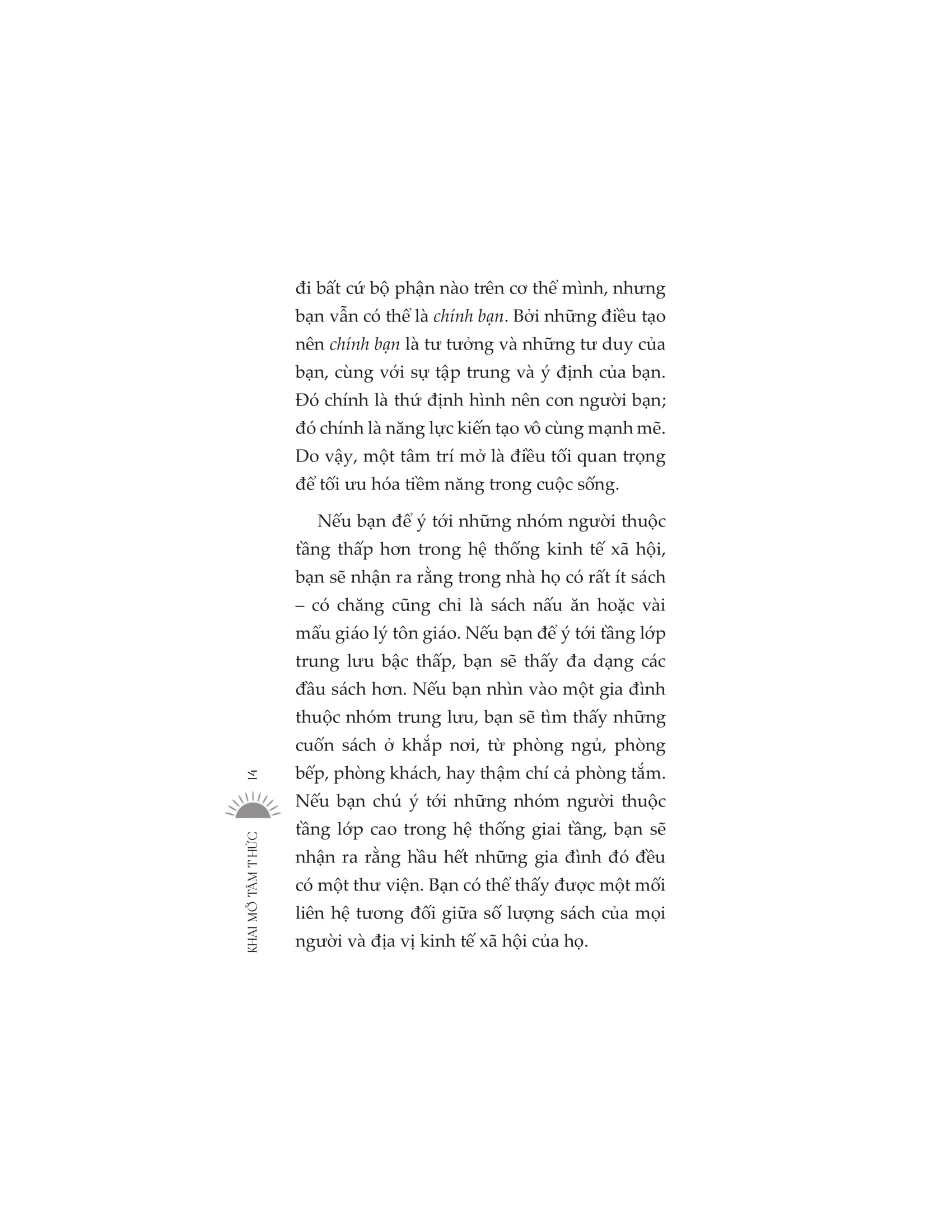 khai mở tâm thức