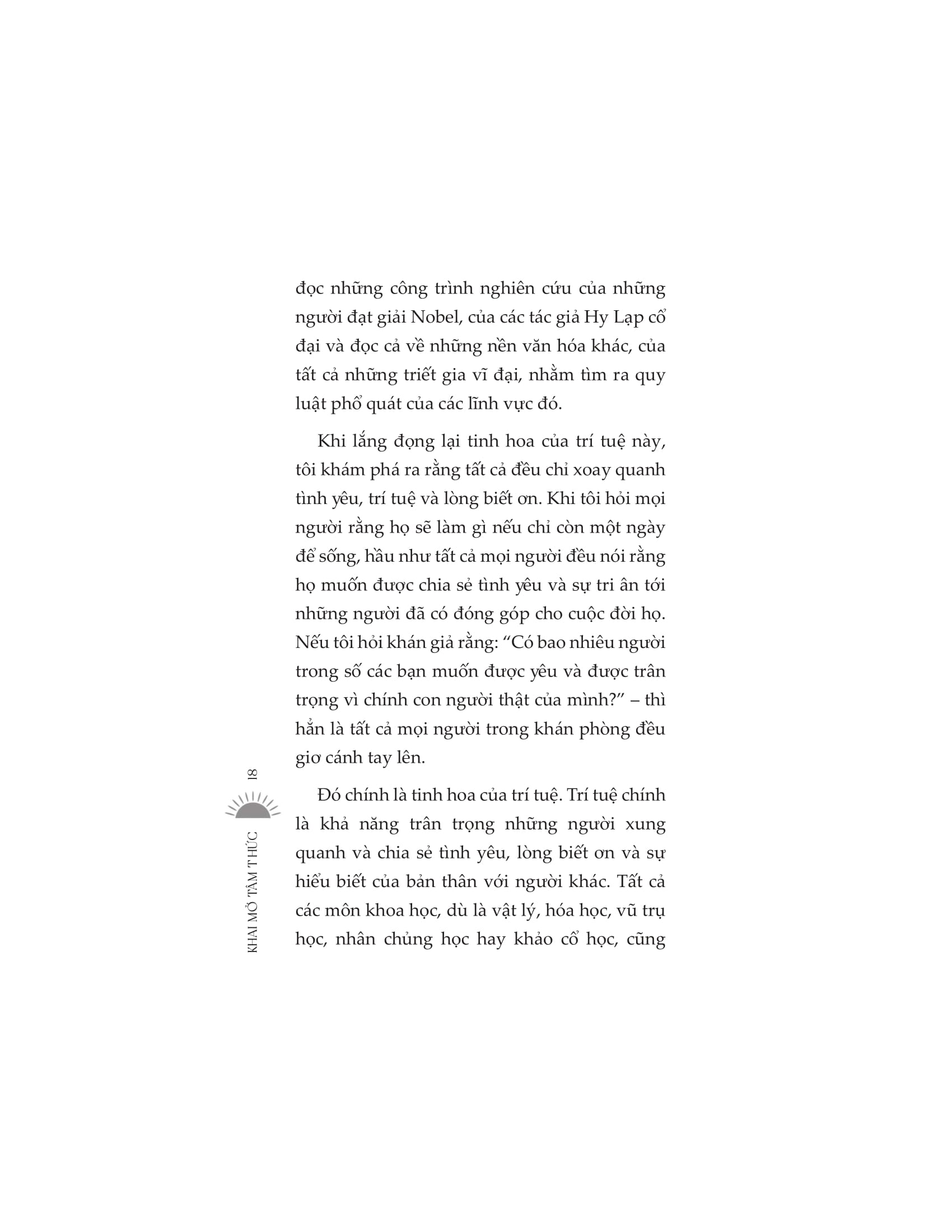 khai mở tâm thức