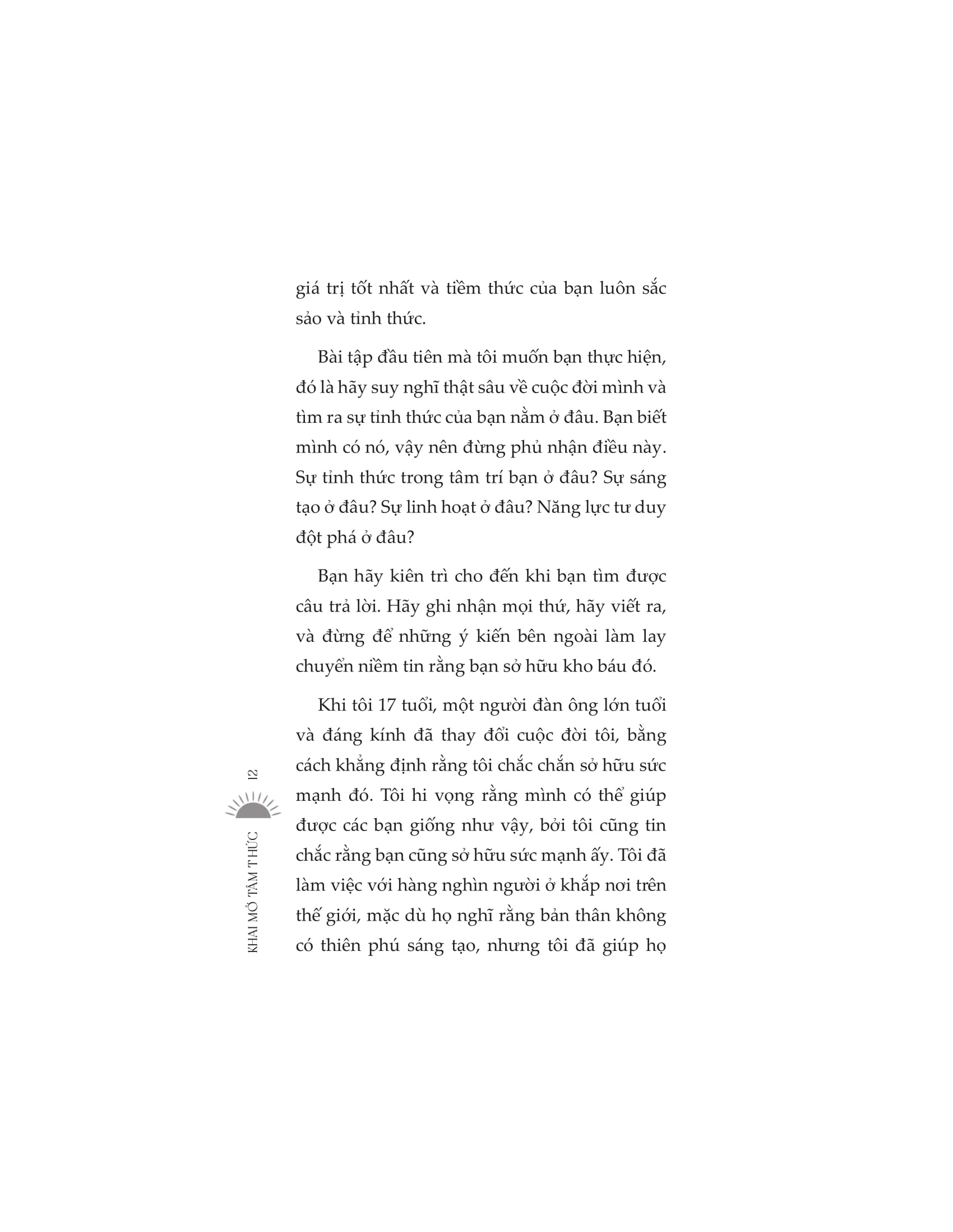 khai mở tâm thức