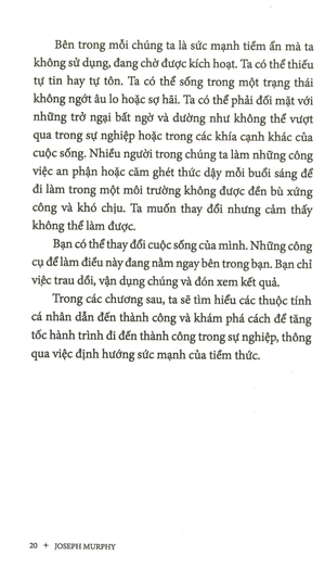khai thác sức mạnh tiềm thức (tái bản 2023)
