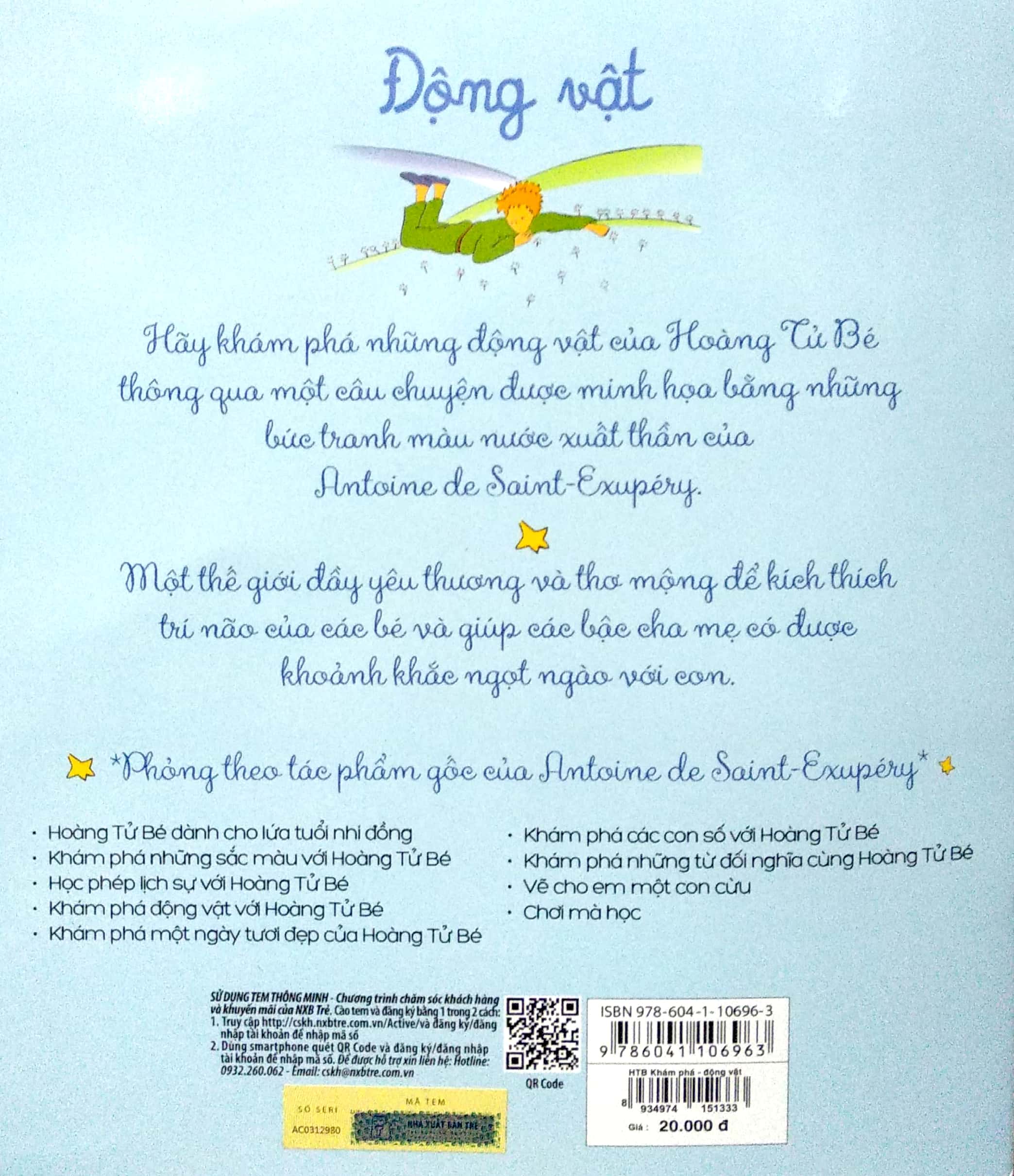 khám phá các động vật với hoàng tử bé