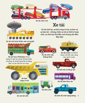 khám phá các phương tiện vận chuyển trên thế giới - xe tải và các loại phương tiện có bánh khác
