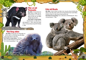 khám phá động vật 5 châu - châu đại dương