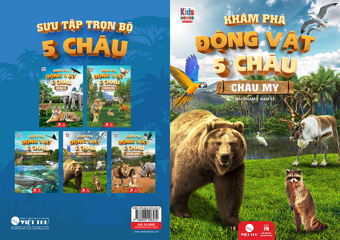 khám phá động vật 5 châu - châu mỹ