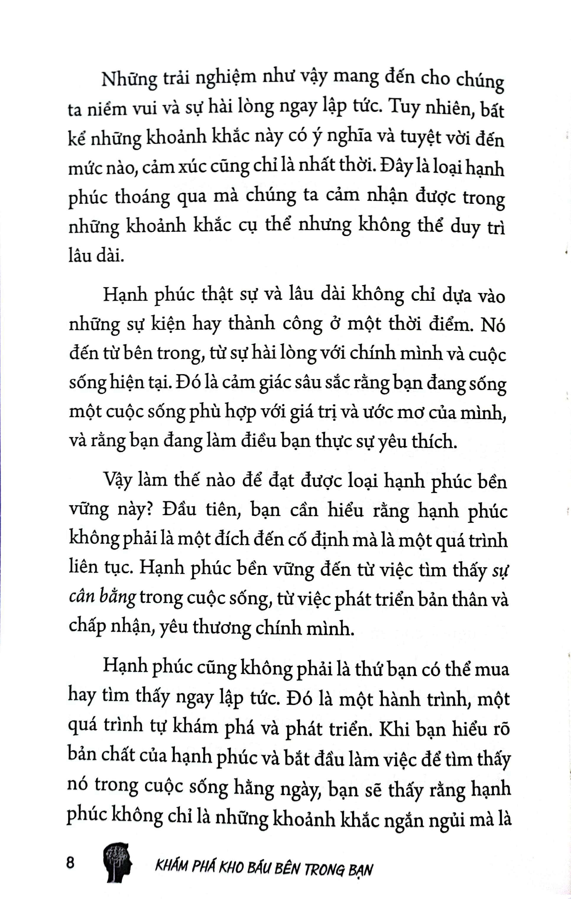 khám phá kho báu bên trong bạn - đúc kết từ sự chiêm nghiệm và trải nghiệm thực tế