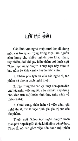 khám phá mỹ học