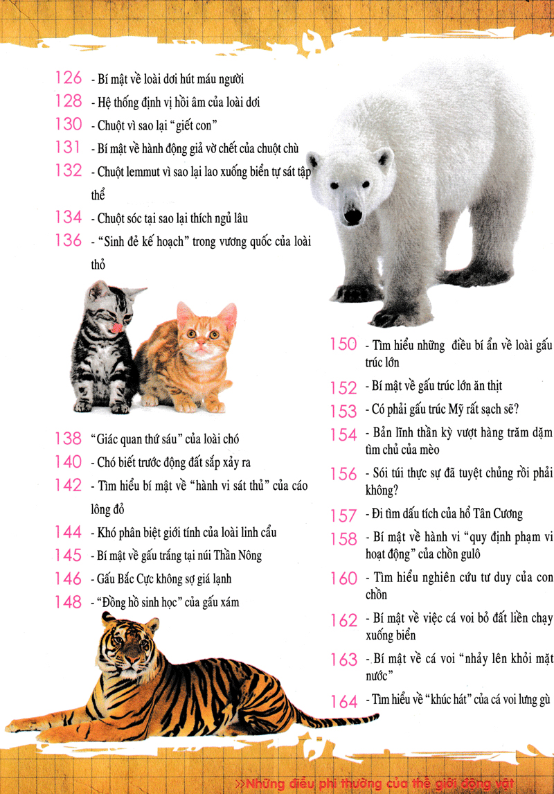 khám phá những bí ẩn về động vật (tái bản)