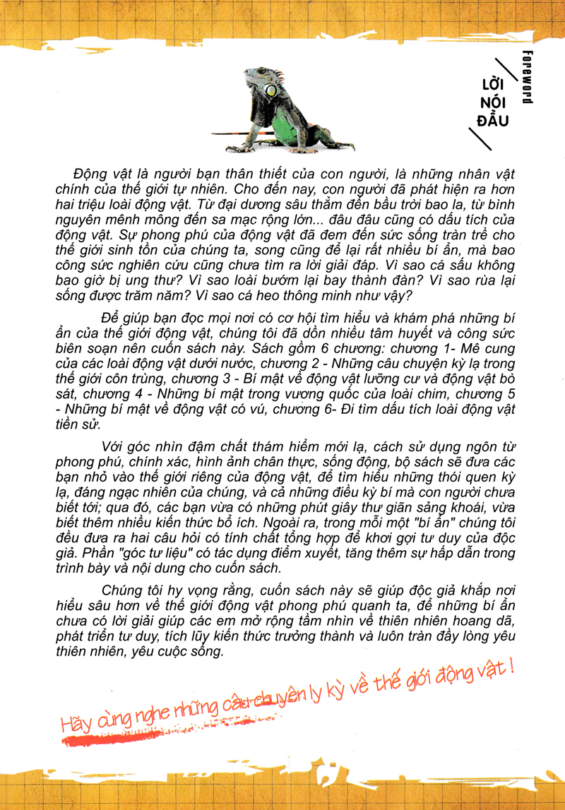 khám phá những bí ẩn về động vật (tái bản)