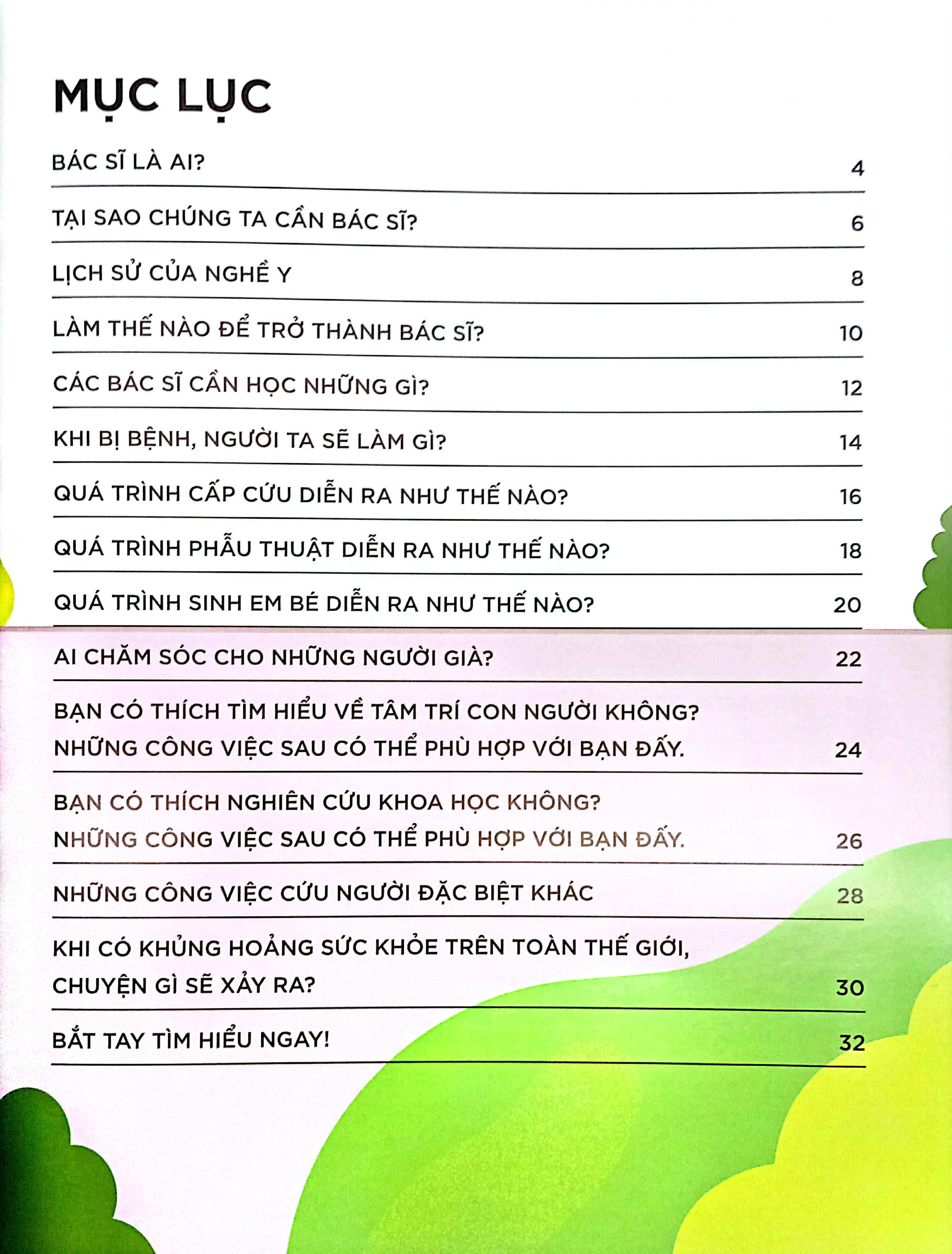 khám phá những nghề nghiệp thú vị - nghề bác sĩ và những công việc cứu người khác